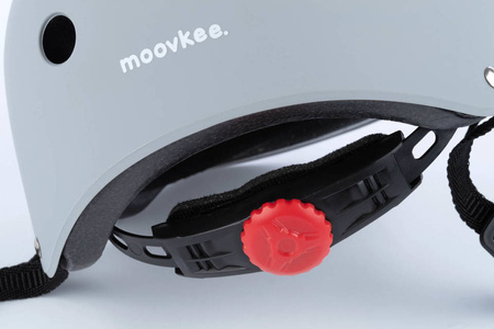 Kask dziecięcy rowerowy MOOVKEE. coolMATT GREY